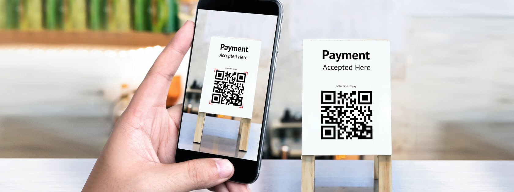 QR codes in banking